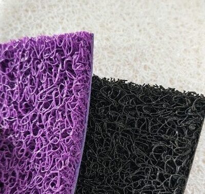 Capacho de PVC vinil tipo espaguete para reaproveitamento e reciclagem industrial